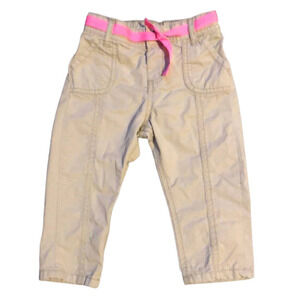OshKosh Khakis with Hot Pink Belt
